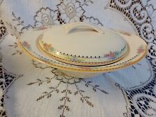 Vintage Staffordshire Burleigh Lidded Serving Dish/ Tureen Balmoral Shape 1930s