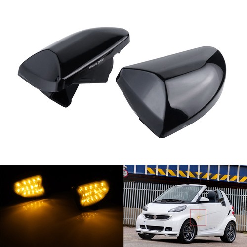 Black lens amber led - black,