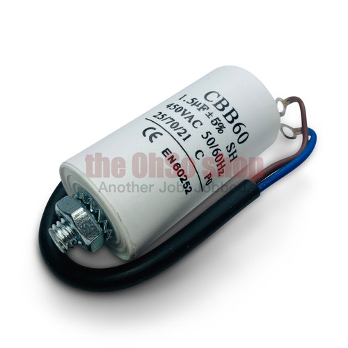 5uf wired capacitor cbb60 - wired,