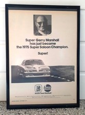 Framed original Classic Car Ad