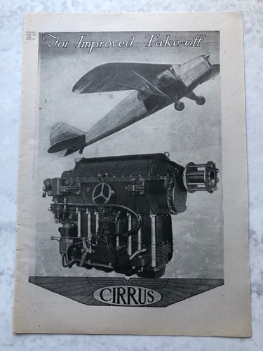 1943 aircraft advert - aircraft, cirrus