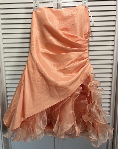 Jaz orange strapless - orange, dress