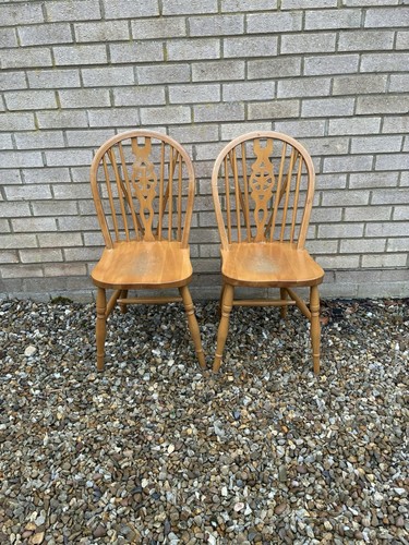 Pair chairs retro solid - of,
