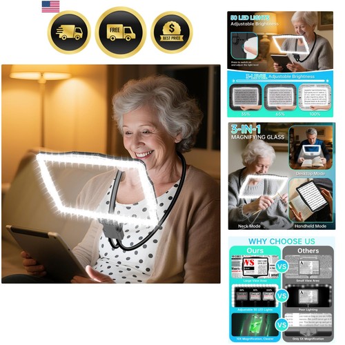 Large 10x magnifying - large, glass