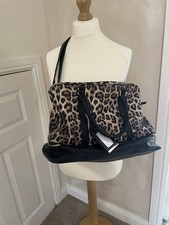 Primark Leopard Print Holdall Bag Large Faux Leather Synthetic Blend
