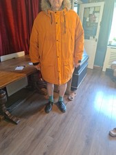 Jack & Jones Men’s Jacket Hooded Warm Parka Long Sleeve Coat Zipper 5XL XXXXXL