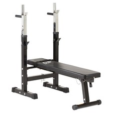 Mirafit Adjustable/Folding Flat Weight Bench & Dip Station Lifting Press #072