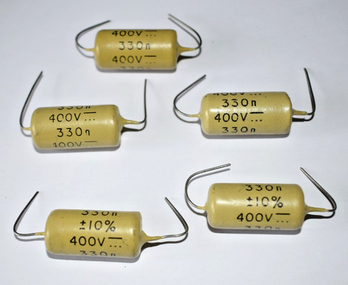 Pieces 330nf mullard mustard - 5,