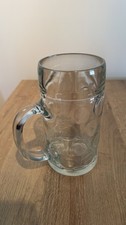 German Beer Stein Glass 1L