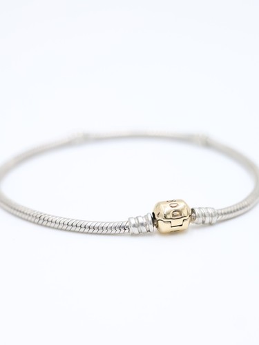 Silver pandora charm bracelet - silver,