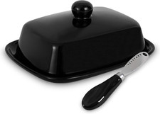 Ceramic butter dish - dish, with