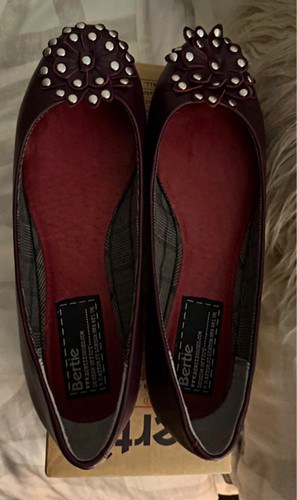 Bertie myria purple leather - bertie,