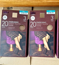 6 Pairs Bundle 20 Denier Sheer