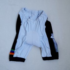 NEW! Corratec Womens Cycling Padded Shorts Size XL Drawstring Bike White