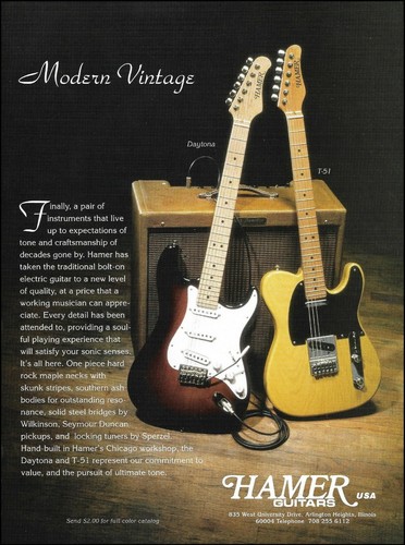 Hamer 1993 modern vintage - hamer,