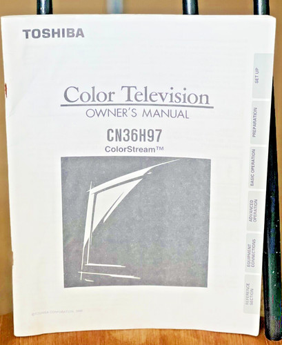 Toshiba cn36h97 service - toshiba,