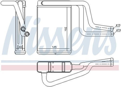 Heat exchanger interior - heat,