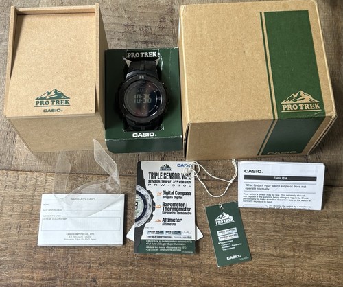 Casio protrek prw - casio, prw-3100y-1bdr