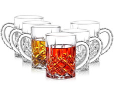 Vintage Crystal-Cut Glass Tea