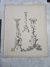 Antique Chippendale Engraving