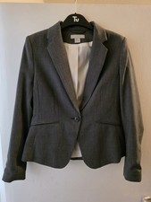 H&M Women's Blazer Grey UK