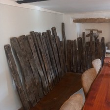 28 x Reclaimed Antique 18th Century Hand Hewn Sawn Oak Joists Wood Barn Beams