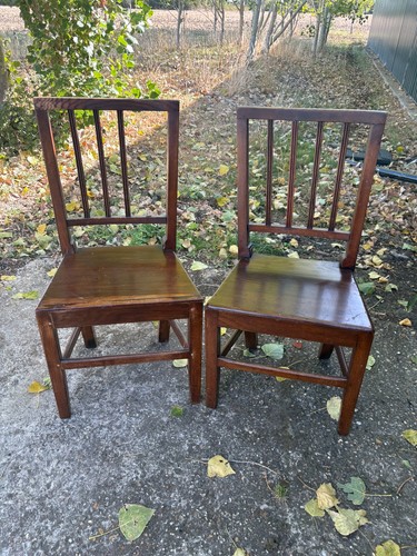 Brown wooden dining - x, 2
