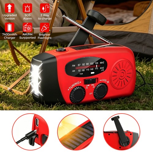 Emergency radio solar wind - emergency,