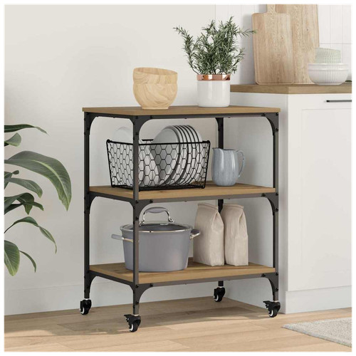Wooden kitchen trolley artisan - wooden,