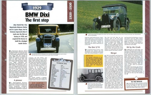 Bmw dixi 1920 1930 - bmw, a