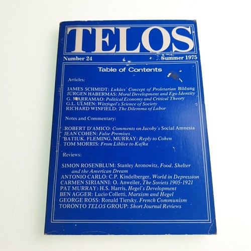 Telos winter 1975 - 1975, paperback