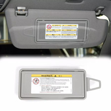 Gray Left Sun Visor Mirror