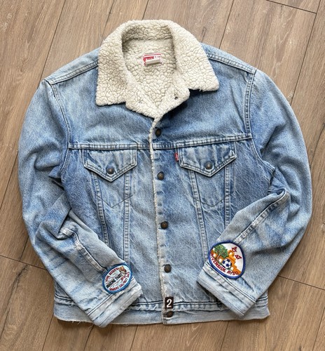 Vintage 80s levis sherpa denim - 80s,
