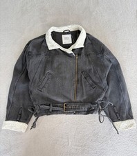 Zara Cropped Sherpa Lined