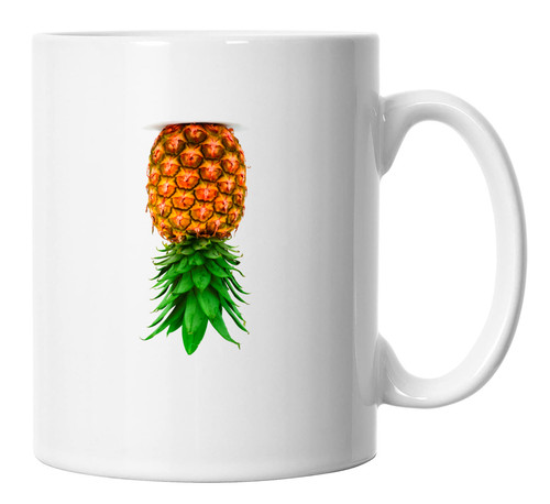 Pineapple mug upside - pineapple,