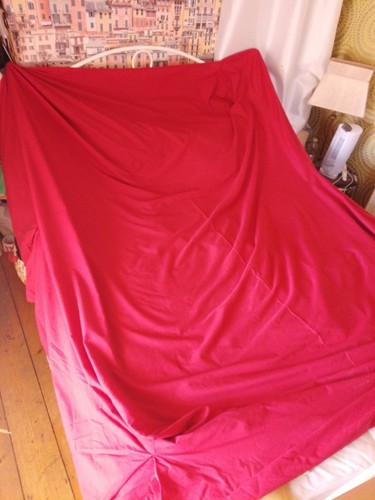 Scarlet red base valance - red,