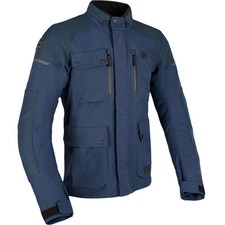 Oxford Barkston D2D Waterproof Motorcycle Motorbike Textile Jacket - Navy