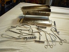 LARGE COLLECTION OF ANTIQUE/ VINTAGE SURGICAL MEDICAL EQUIPMENT - MUSEUM QUALITY