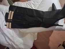 Ladys Tigth High Heel Boots Wide Fit Though Out Size Uk9