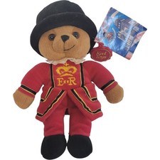 Keel Toys Beefeater Bear Plush Collectable British Souvenir