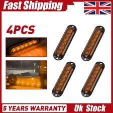 4x Amber LED Side Marker