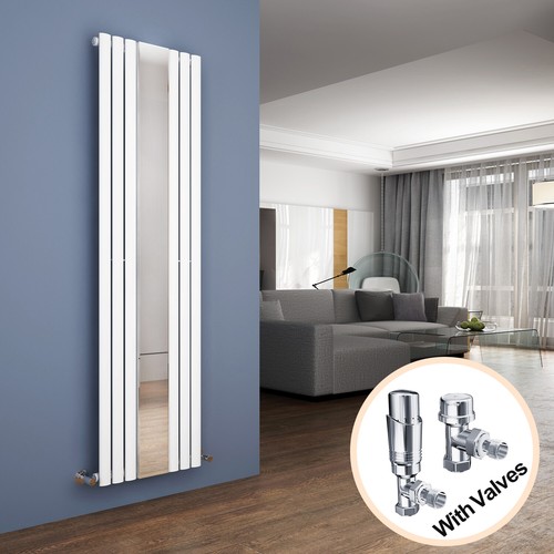 Mirror vertical radiator - mirror, 1800
