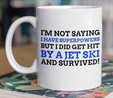 Funny Jet Ski Mug 11oz 330ml