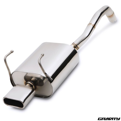 Stainless steel exhaust rear - stainless,