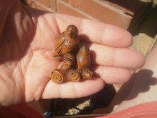 1a.  Hand Carved wood netsuke