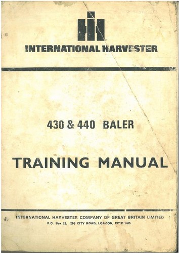 International 430 440 baler - international,