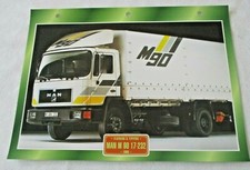 Trucks Maxi Card FlatBeds & Tippers - 1988 MAN M 90 17-232