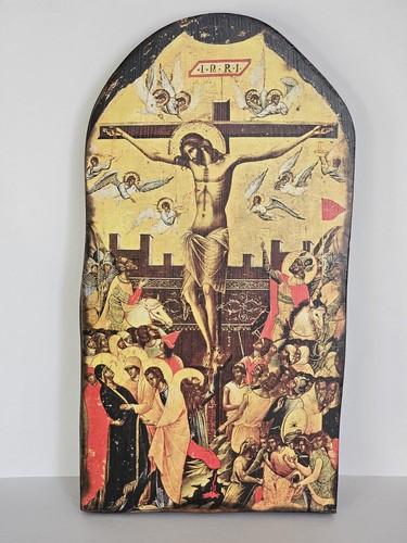 Antique religious plaque - antique,