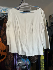 Cream Pinup Girl Clothing Sabrina Top