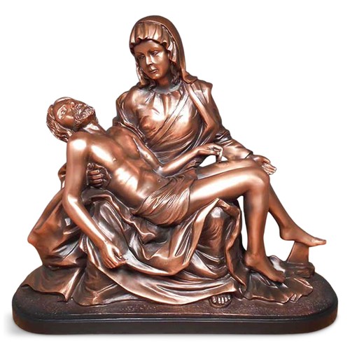 Marian imports pieta bronze - marian,
